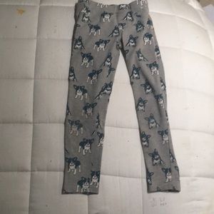 leggings with dog print